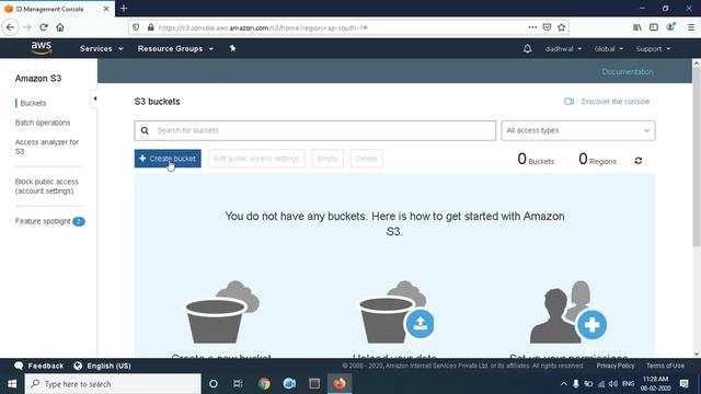 Create S3 Bucket in AWS Step by Step | setting up AWS S3 bucket | AWS S3 tutorial for beginner Hind смотреть онлайн