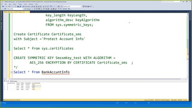 Part 17 SQL Server Administration in Amharic Language Encryption and Decryption смотреть онлайн
