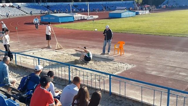 Тройной прыжок. Чемп.Украины (2003 и мол.) U16 г.Харьков 06-08.06.2018г. смотреть онлайн