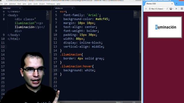 CSS Efecto - 13 iluminacion @JoseCodFacilito смотреть онлайн