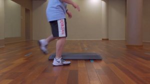 Степ-аэробика. Комбинация на 16 счетов. Уровень легкий/средний