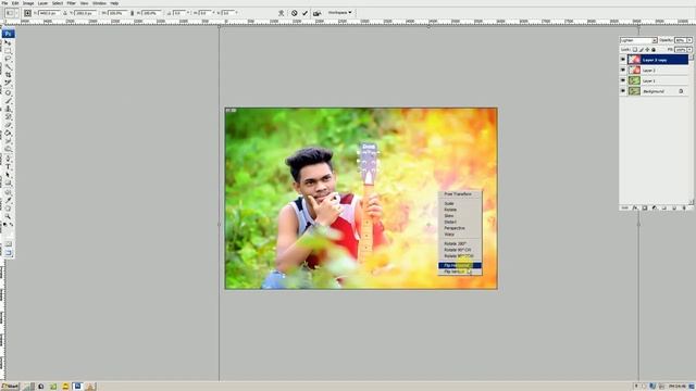 Photo Editing is Photoshop cs3/Background color effect смотреть онлайн