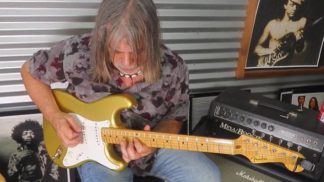 1994 (Grunge Era) Fender 40th Anniversary Stratocaster '57 Reissue ST57-65AS - Rare Shoreline Gold смотреть онлайн
