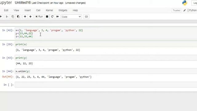python set tutorial -part-4 смотреть онлайн