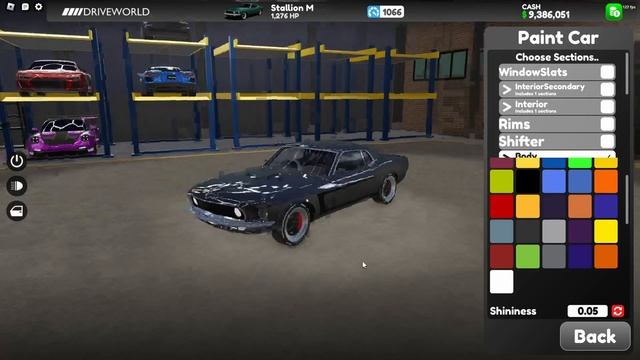 REVIEWING 1969 Ford Mustang in Roblox Drive World! смотреть онлайн