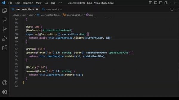 Simple mern blogsite - with typescript, nestjs, redux toolkit & rtk query. Part 1 - backend/serve
