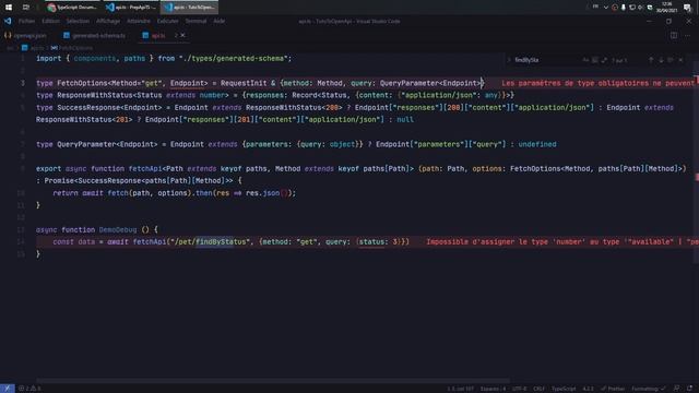 Tutoriel TypeScript : Typer une fonction basée sur OpenApi смотреть онлайн