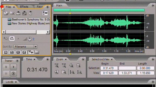Видео уроки по Adobe Audition. Урок 1: Интерфейс программы смотреть онлайн