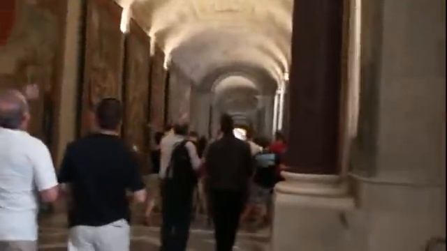 Рим Музеи Ватикана Галерея гобеленов смотреть онлайн