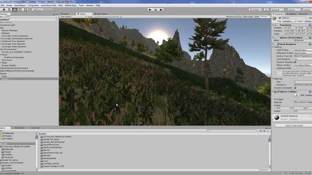 Unity3D Урок 19 Знакомство с окном Game и Asset Store в Unity3D