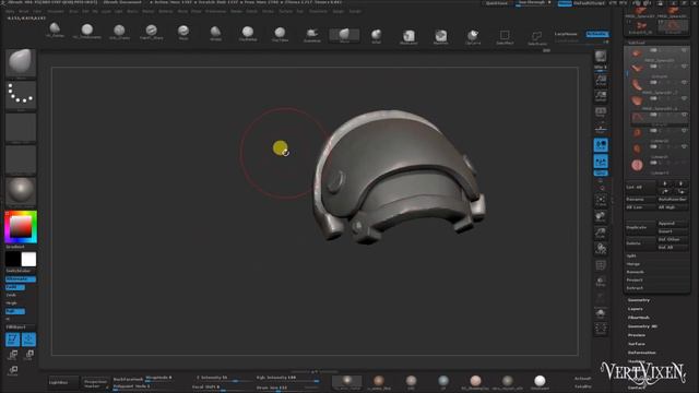 Garrison Costume： Shoulder Zbrush Sculpt Time Lapse смотреть онлайн