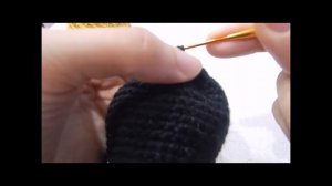 Игрушка амигуруми. ЧАСТЬ 2.  Ворона Дуняша, вязанная крючком: вяжем туловище.