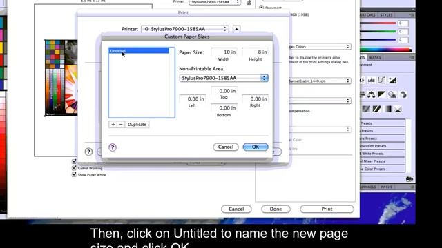 Epson Printers - Printing Through Photoshop - Mac смотреть онлайн