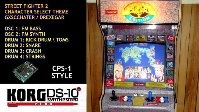 Korg DS-10 Street Fighter 2 (CPS-1 Study) смотреть онлайн