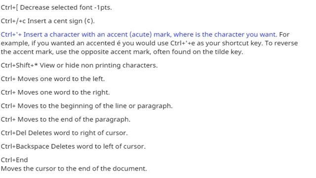 ALL THE SHORTCUT KEYS OF MICROSOFT WORD смотреть онлайн