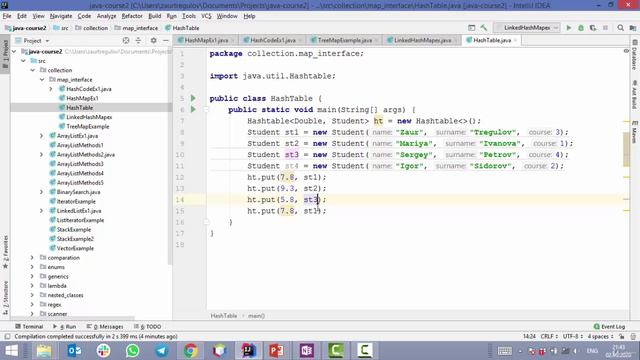 Java - получи чёрный пояс! 19. HashTable смотреть онлайн