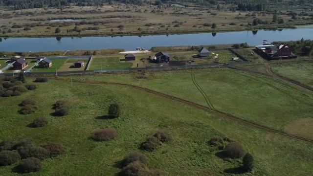 Dji Mini2.Река Цна в районе Питерского парома.