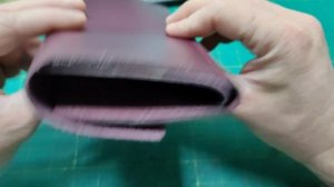 Женский кожаный кошелек своими руками.Making leather wallet.Leather wallet #женскийкошелек #выкройк