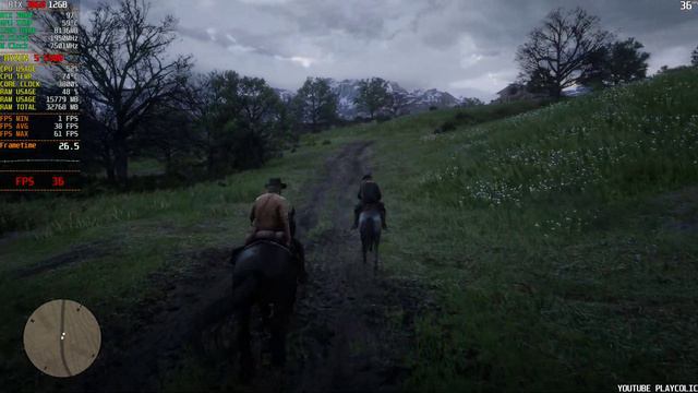 [4K60FPS] Red Dead Redemption 2 : RTX 3060 12GB + AMD RYZEN 5 5500 ( 4K Ultra Graphics DLSS OFF )