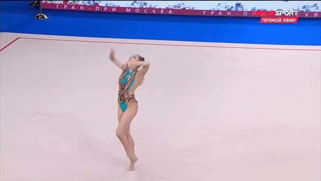 Баряна Колейн обруч Художественная гимнастика гран при Москва 2021 финалы смотреть онлайн