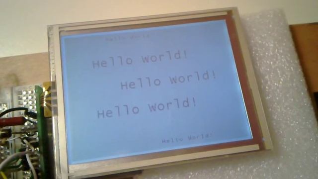 Powertip 320x240 LCD S1D13700 Connected To Arduino Using A PCF8574 I2C Port Expander (standard Mode