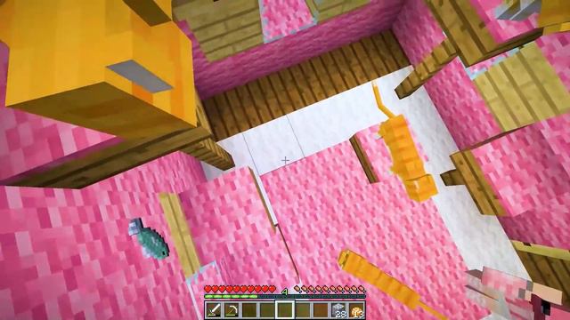 Playing Minecraft as a HELPFUL Golden Kitten! смотреть онлайн