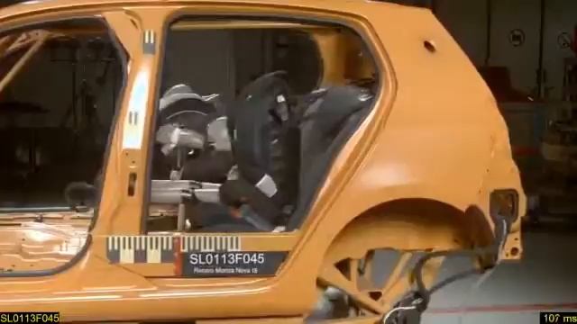 Краш тест детского автокресла Recaro Monza Nova IS 2013 лобовой удар смотреть онлайн