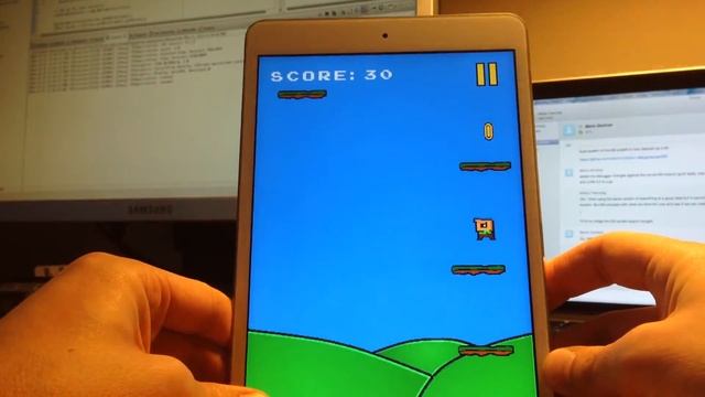 First ever 64-bit RoboVM Java iOS app running on device смотреть онлайн