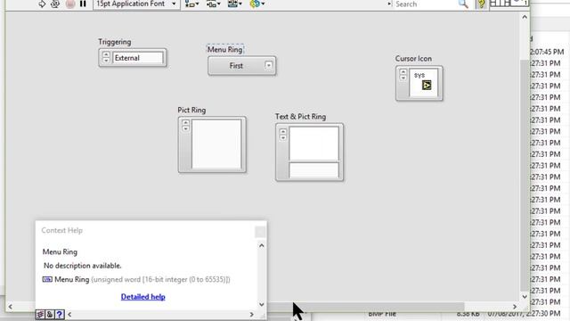 Ring Controls in National Instruments LabVIEW смотреть онлайн