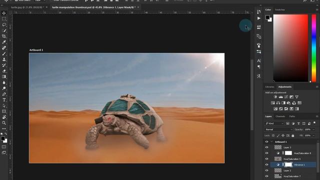 Adjustment layers & Camera Raw Filter - Photoshop for beginners |Class 04 |Malik Ihsaan Productions смотреть онлайн