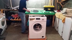 Замена манжеты люка в стиральной машинки BOSCH, Replacing the manhole cover in the BOSCH