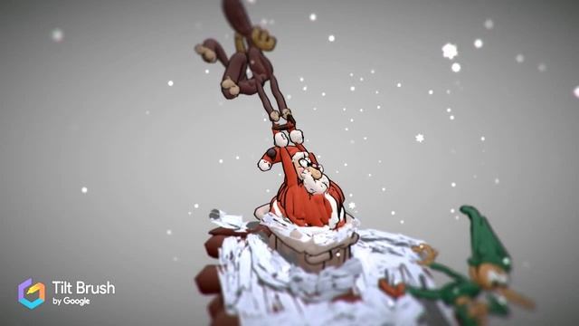 Tiltbrush Xmas - Toon Sketch смотреть онлайн