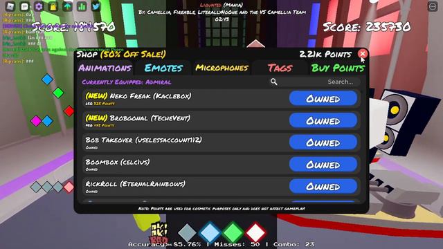 VS. Camellia - Liquated (Shop screen blocked / Mania) | Roblox Funky Friday смотреть онлайн