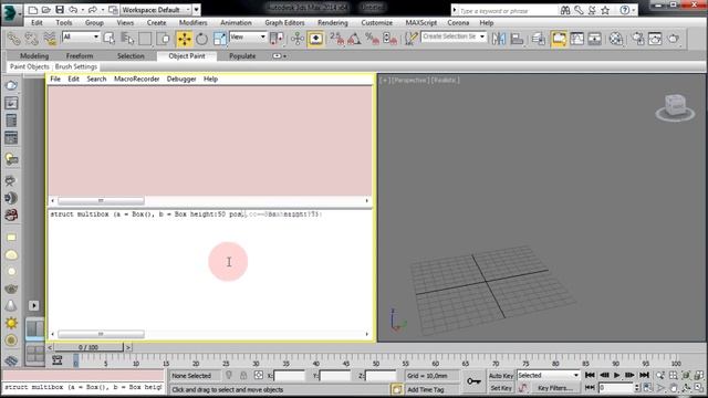 MaxScript Вводный урок