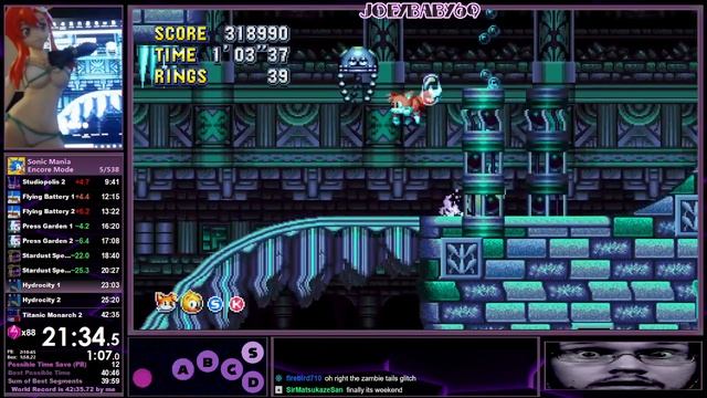 Sonic Mania Plus - Encore Mode Good Ending speedrun in 41:34 смотреть онлайн