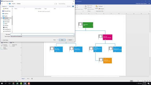 MS Visio Tutorial - Lesson 46 - Exporting Organization Details to Excel Sheet смотреть онлайн