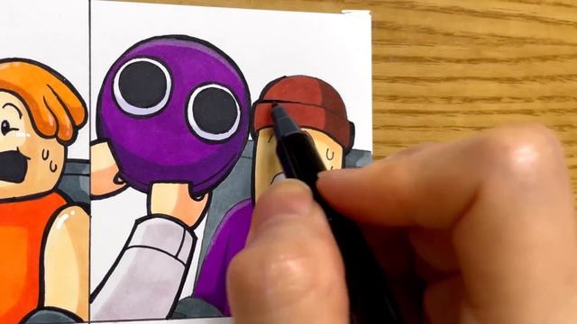 Drawing ROBLOX- Origin of the Rainbow Friends / Rainbow Friends Story смотреть онлайн