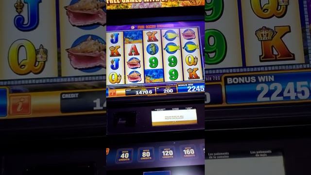 Super Jackpot X000€ ! Golden Reef slot machine 10€ Max bet ! Enghien-les-Bains, France смотреть онлайн