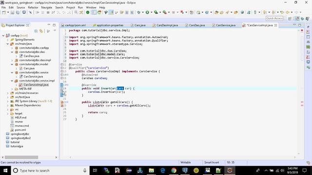Spring Boot Tutorial,JDBC,MVC Pattern,Domain|,DAOImpl,ServiceImpl,Controller,JSP,PostgreSql DB(JAVA смотреть онлайн