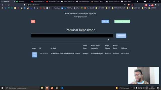 LARAVEL 8 e VUEJS INTEGRACAO COM API DO GITHUB TAGS, REPOSITORIOS, REFERÊNCIA... смотреть онлайн