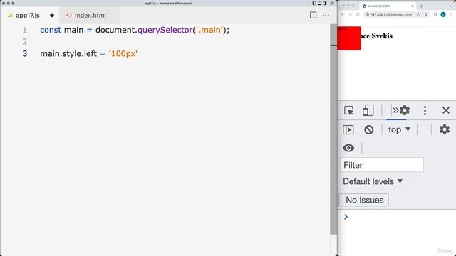 JavaScript DOM Tutorial for Beginners смотреть онлайн
