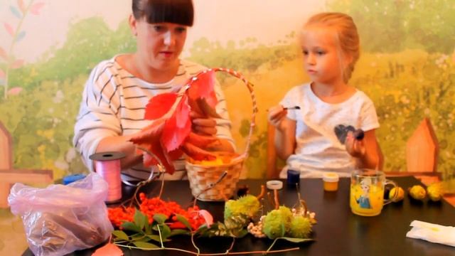 DIY, Hand Made, Делаем осенний букет. И Даша показывает LEGO Disney Princess смотреть онлайн