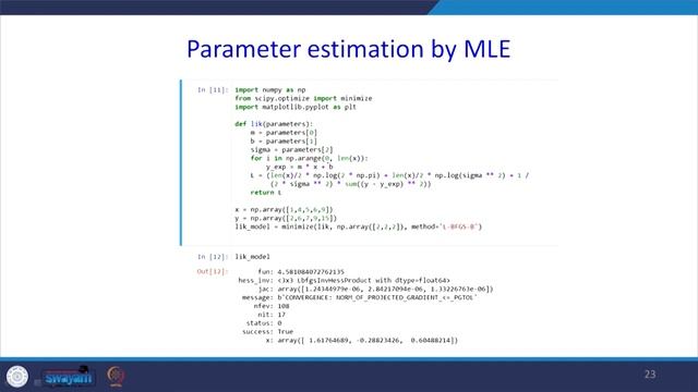 Maximum Likelihood Estimation II смотреть онлайн