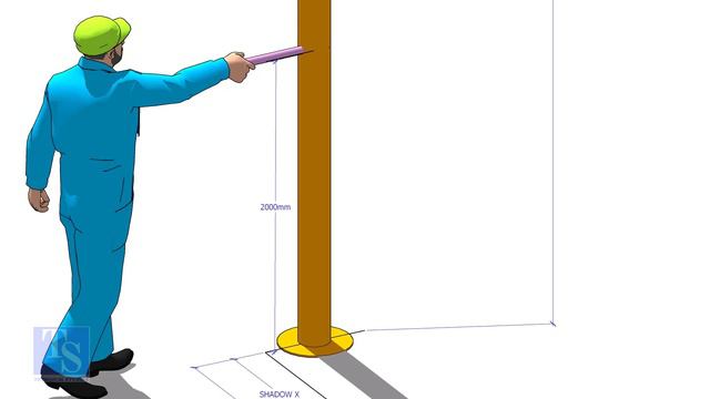 TALL CHIMNEY, TOWER, COLUMN HEIGHT MEASURING USING ITS SHADOW. Pipe fit up tutor смотреть онлайн