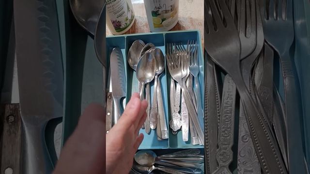 Как отмыть столовые приборы за 5 минут легко и просто смотреть онлайн
