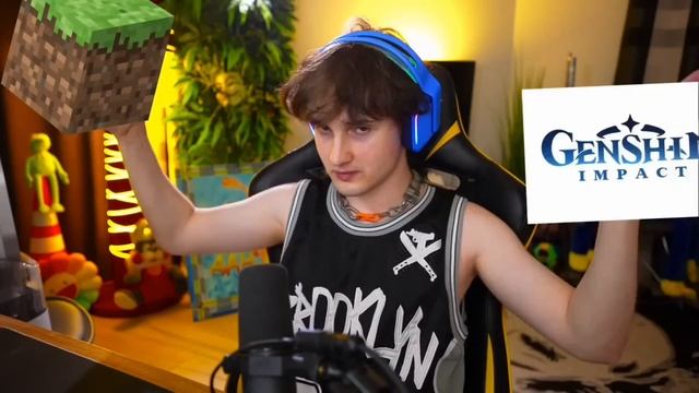 Геншин Импакт и Майнкрафт карта Геншин Импакт в Майнкрафте #данкар смотреть онлайн