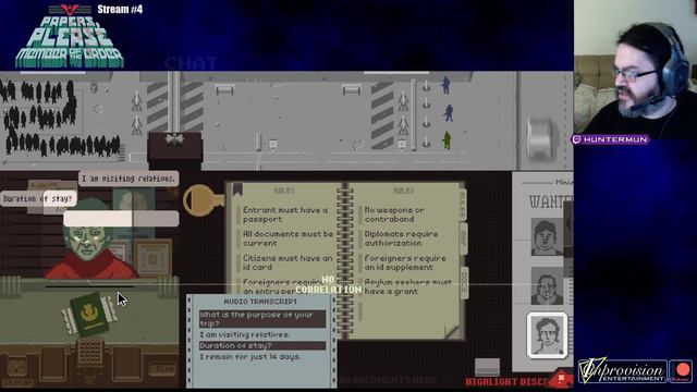 Papers, Please | EZIC Days 21 & 22 смотреть онлайн