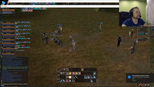 Lineage2 SWS докачиваем твинов в садах богини Евы