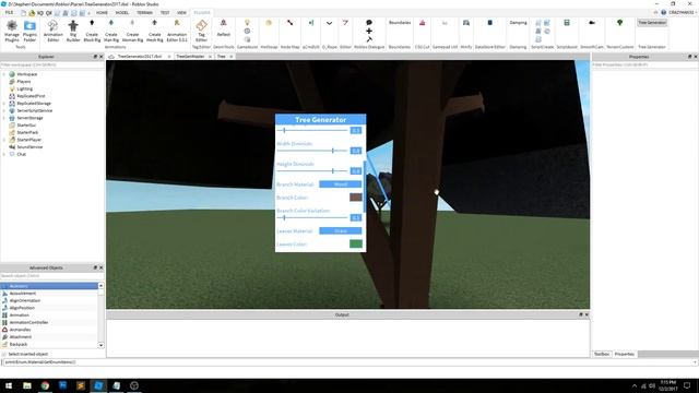 ROBLOX Tree Generator Plugin смотреть онлайн