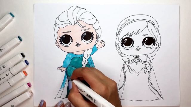Анна и Эльза. Lol. Холодное сердце. смотреть онлайн